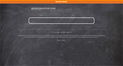 Desktop Screenshot of galaxypension.com